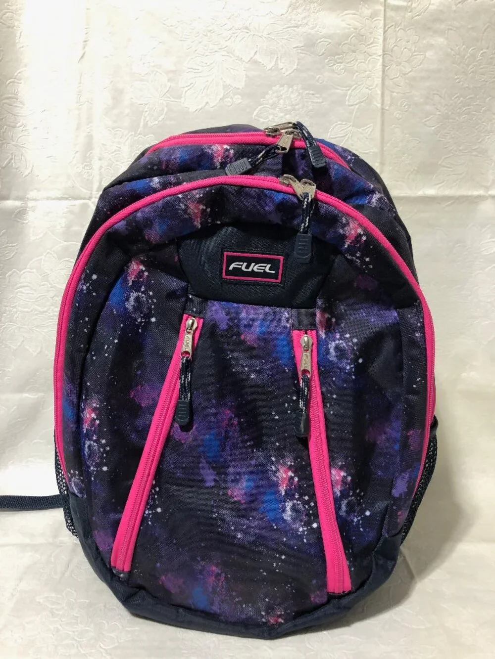 Fuel Galaxy Backpack With Pink Trim Lots of pockets